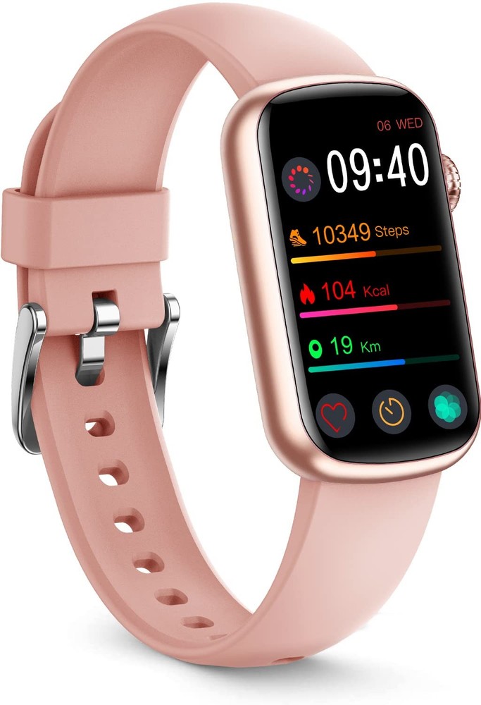 Slim Fitness Tracker with Blood Oxygen Blood Pressure 24/7 Heart Rate and Sleep Monitoring
