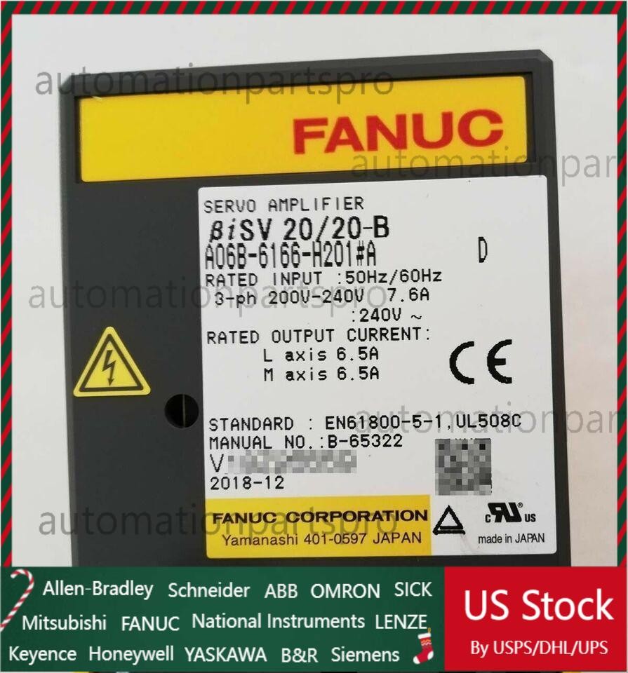 1PC FANUC A06B-6166-H201#A Servo Drive New In Box Expendited Ship US Free TAX