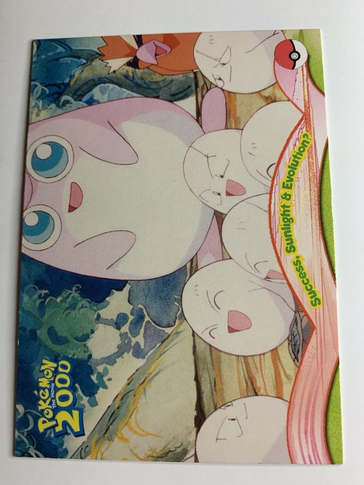 Topps Pokemon The Movie 2000 #11 Success Sunlight & Evolution FREE COMBINED SHIP