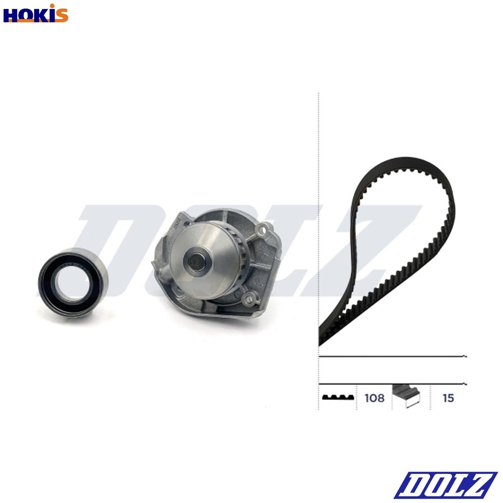 WATER PUMP & TIMING BELT KIT KD088 FOR FIAT SIENA ALBEA/PALIO STRADA/Pickup 1.2L