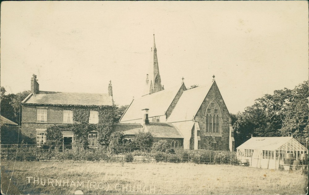 Thurnham RC Catholic Rectory St Thomas & Elizabeth Church Real Photo 1918
