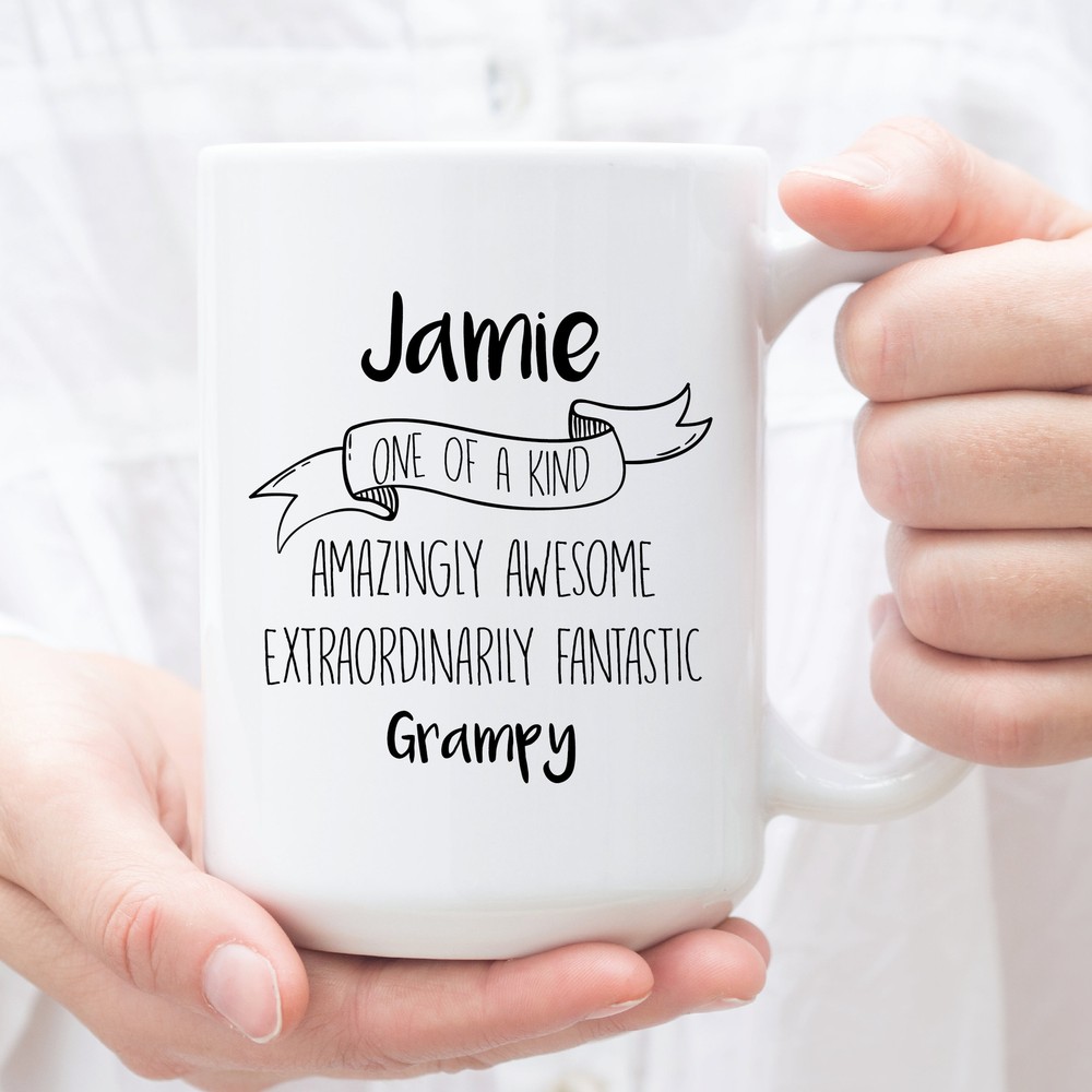 Personalized Coffee Mug For Grampy Custom Gifts For Grampy Perfect Christmas