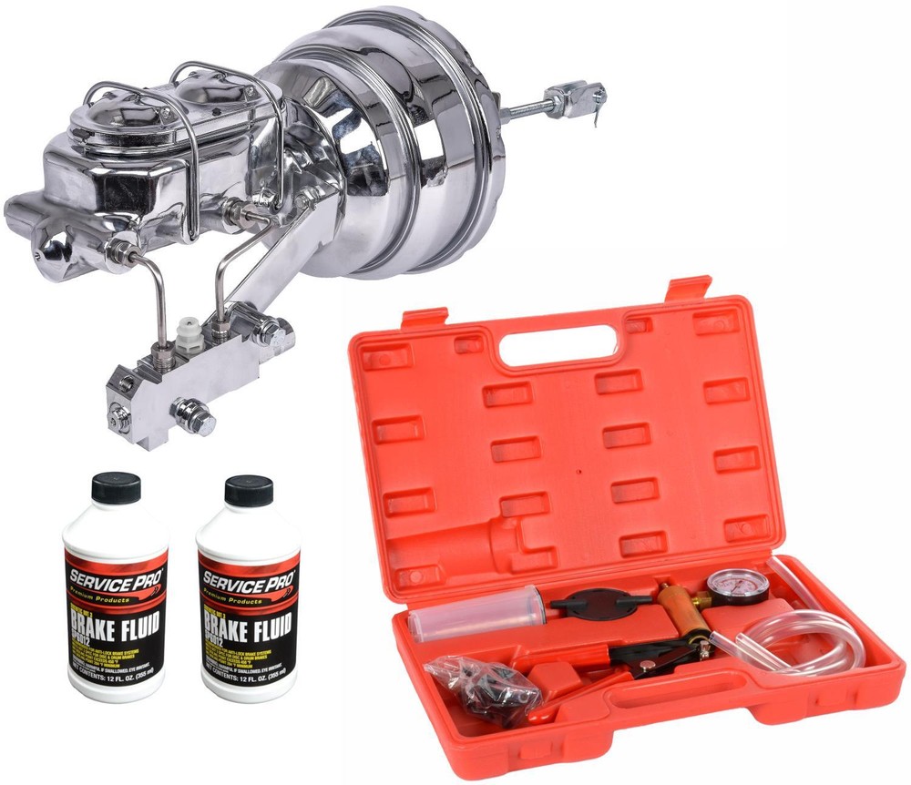 JEGS 631436K Power Brake Booster Conversion Kit with All Necessary Components