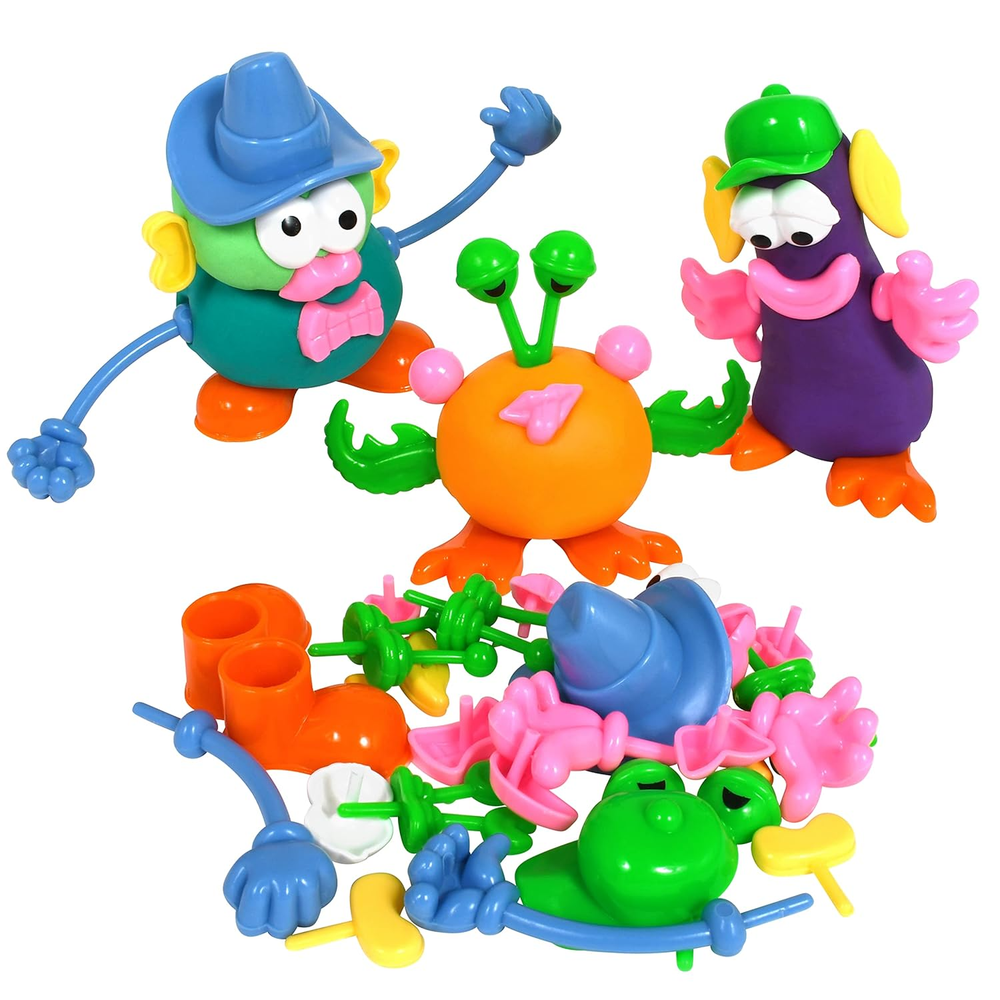 READY 2 LEARN Dough Character Accessories | Set of 52 | 21 Different Shapes | Do