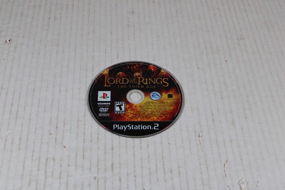 Lord of the Rings: The Third Age (Sony PlayStation 2, PS2, 2004) disc only