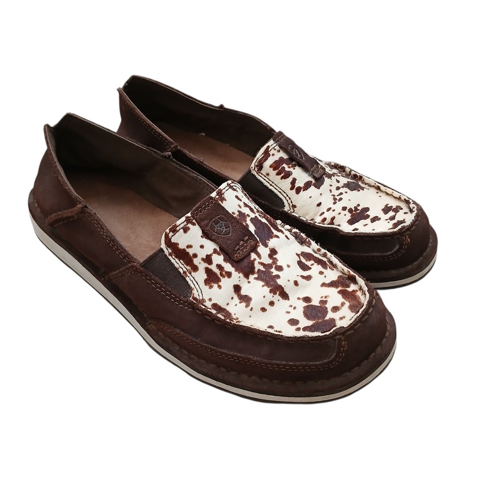 Ariat Cruiser Chocolate Chip Slip On Moccasins Loafer Women’s 8 Leather Calf...