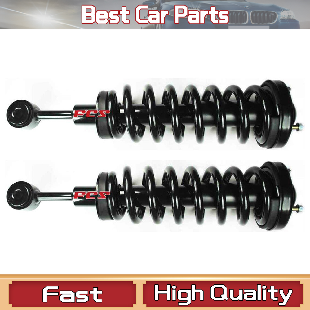For 2004 2005 2006 2007 2008 Ford F-150 4WD 4X4 Front Strut & Coil Spring Pair