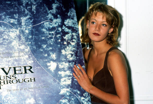 Actress Emily Lloyd attends the premiere of the movie in which she- Old Photo