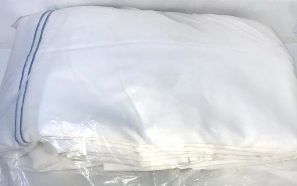 IHG White KING HILTON Hotel Bed DUVET Comforter COVER - 310 Thread Count 104x94