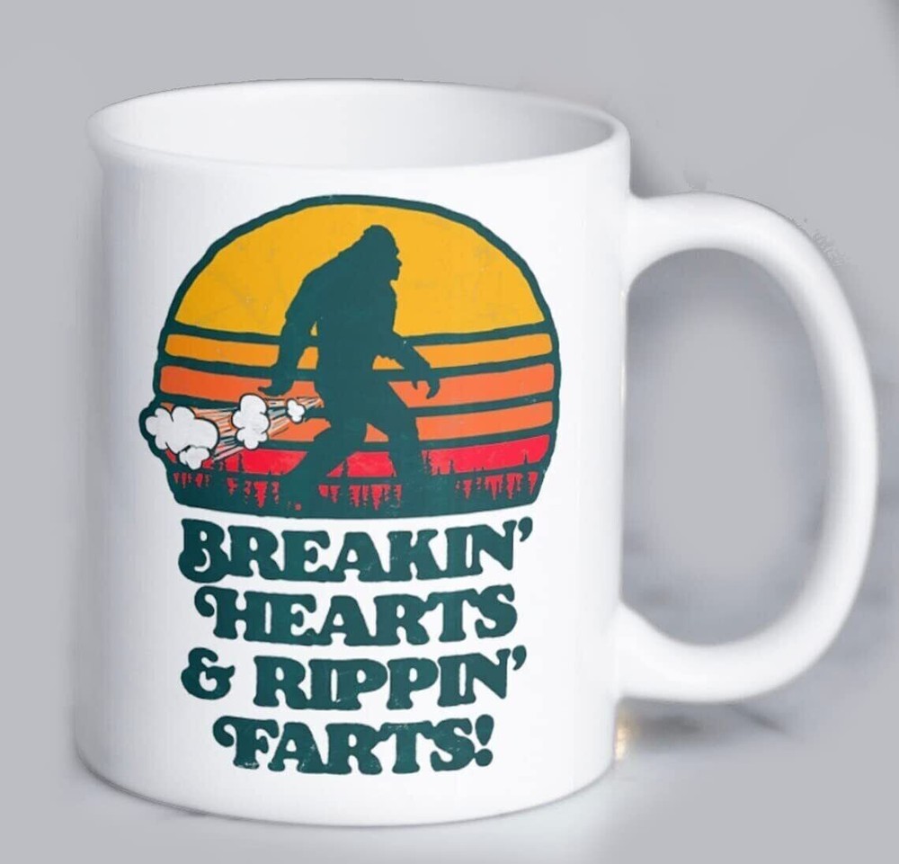Funny Fart Mug Breaks Hearts and Ripples Your Coffee Experience