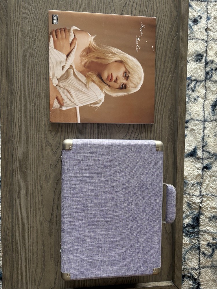 Victrola Journey Bluetooth Suitcase Record Player 3-Speed Portable in Purple