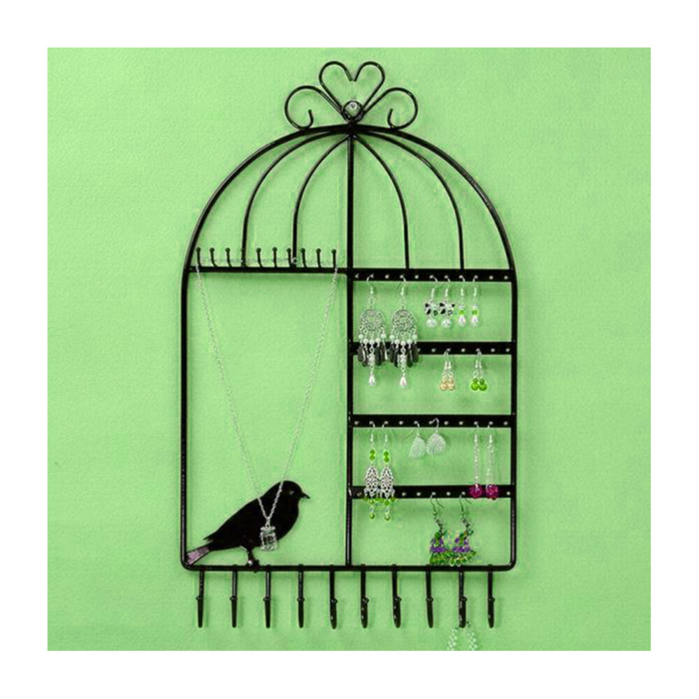 Wall-Mounted Hanging Bracelet Organizer Jewelry Shelf Rack