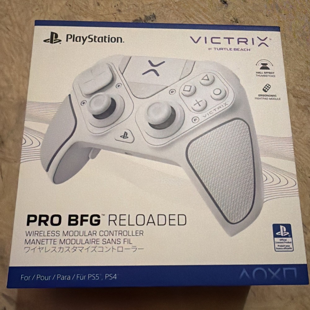 Victrix Pro BFG Reloaded Wireless Gaming Controller for Playstation 5 - White