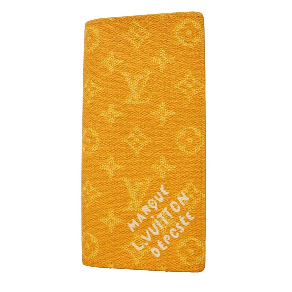 Louis Vuitton Monogram Heritage Portefeuille Brazza NM M12656 Jaune 211186