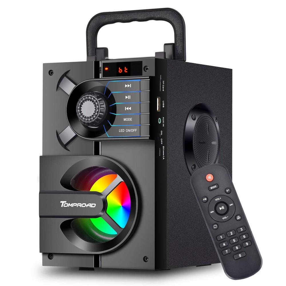 Portable Bluetooth Speaker with Subwoofer Wireless Stereo Sound
