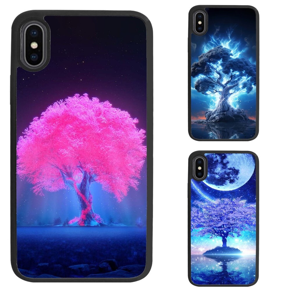 Tree of Life Fantasy Art Rugged Case For iPhone XS XR 6 7 8 Plus SE 2nd 3rd