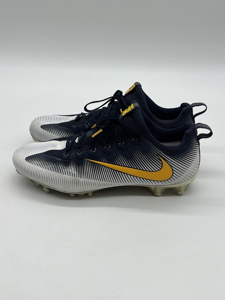 Nike Vapor Untouchable Pro PF Mens Football Cleats Blue White Yellow Size 14