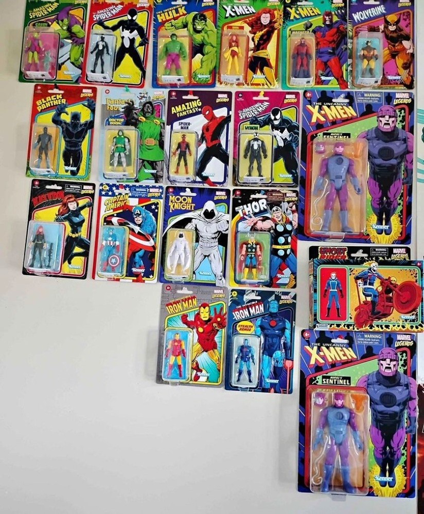UNOPENED Marvel Legends Retro Action Figures 3.75” Kenner Lot Of 19 SEALED