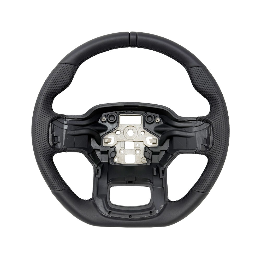 REVESOL Black 3D Ring Sports Steering Wheel for 2021+ Ford F150 XL XLT LIMITED