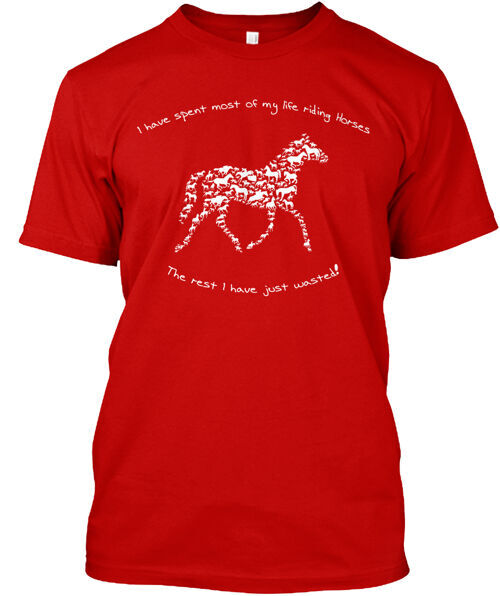 I Love Riding T-Shirt Made in the USA Size S to 5XL