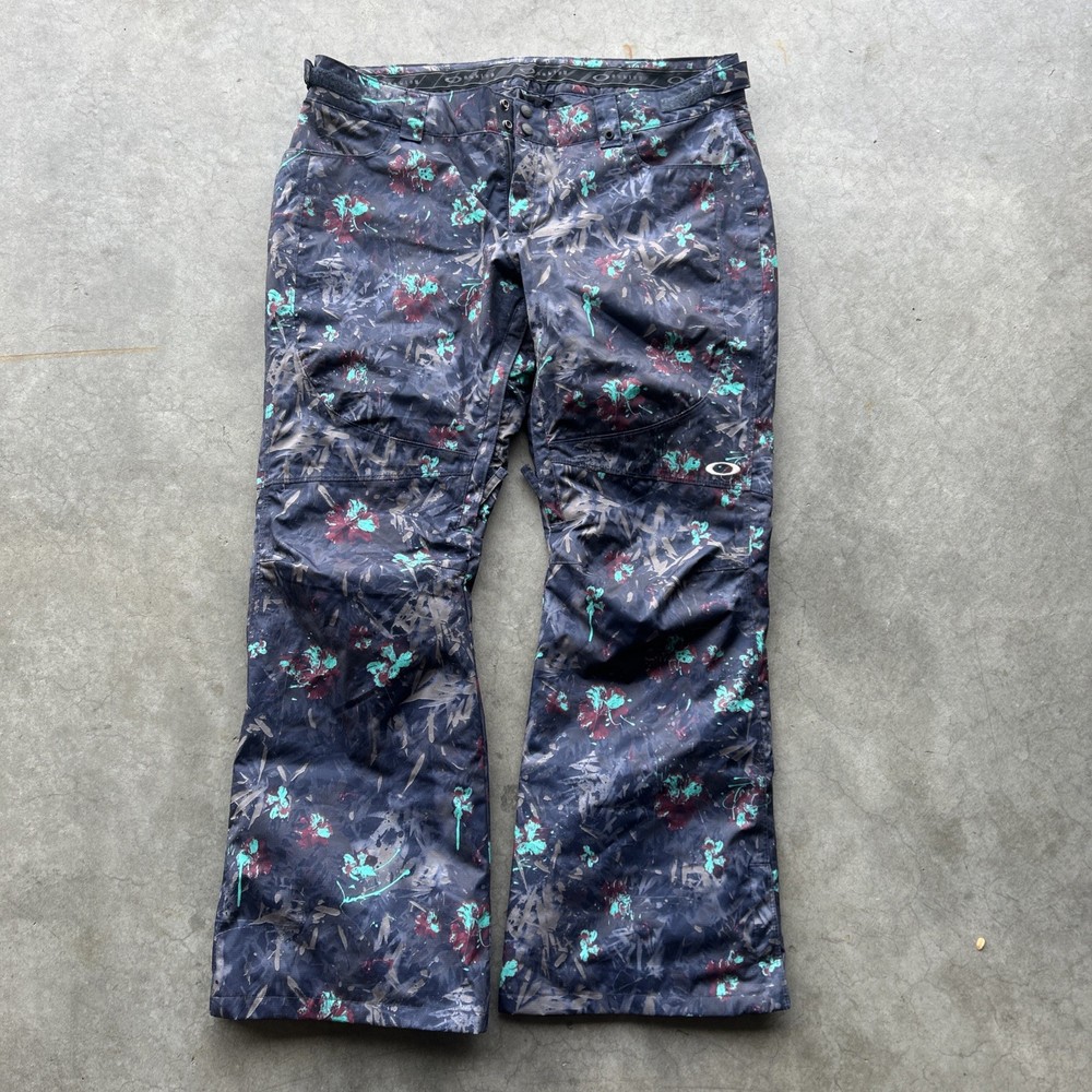 Vintage Oakley Software Ski Snowboarding Outdoor Pants Men's Size XL Geometric