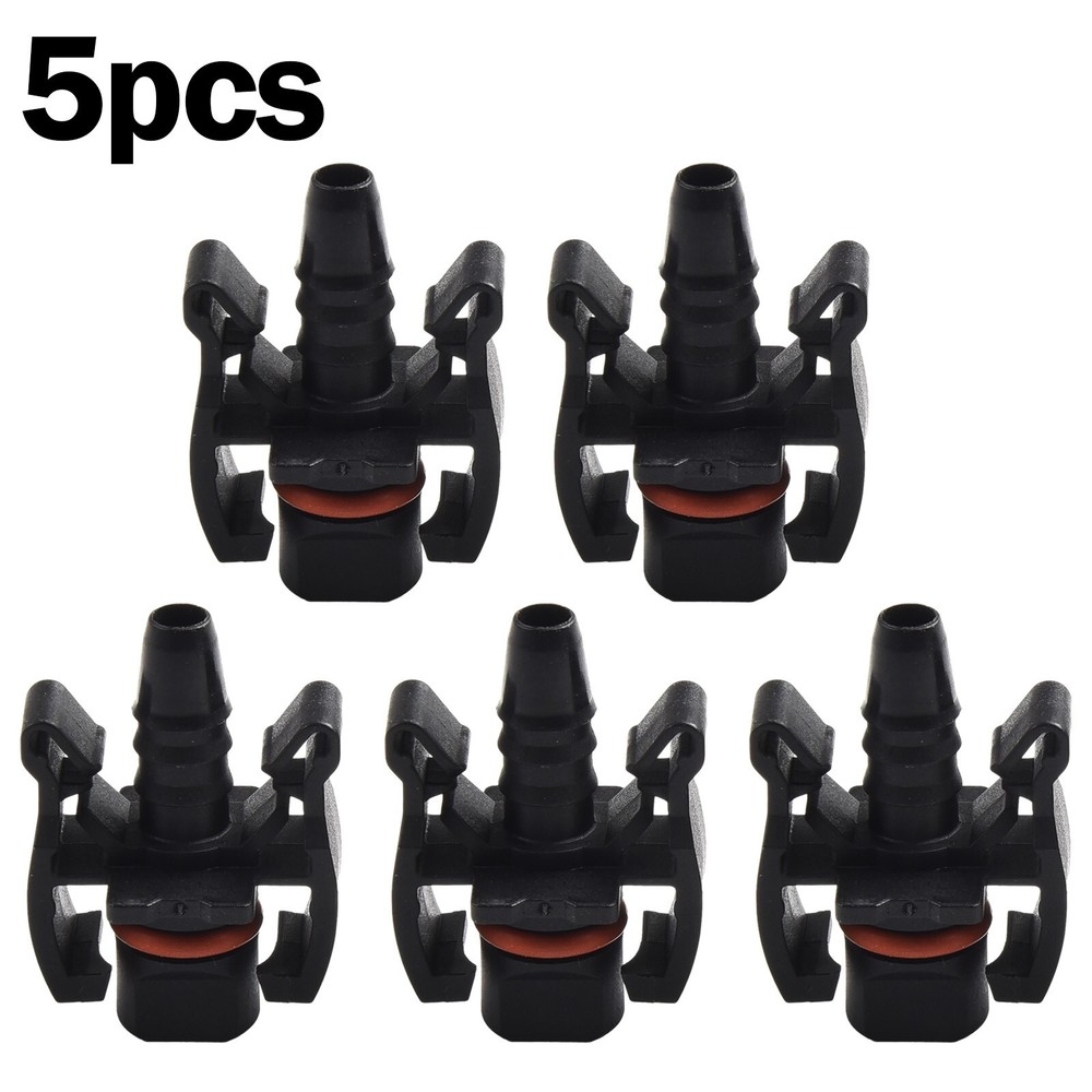 Straight Connect Water Hose Connectors Pack of 5 for Car Expansion Tank