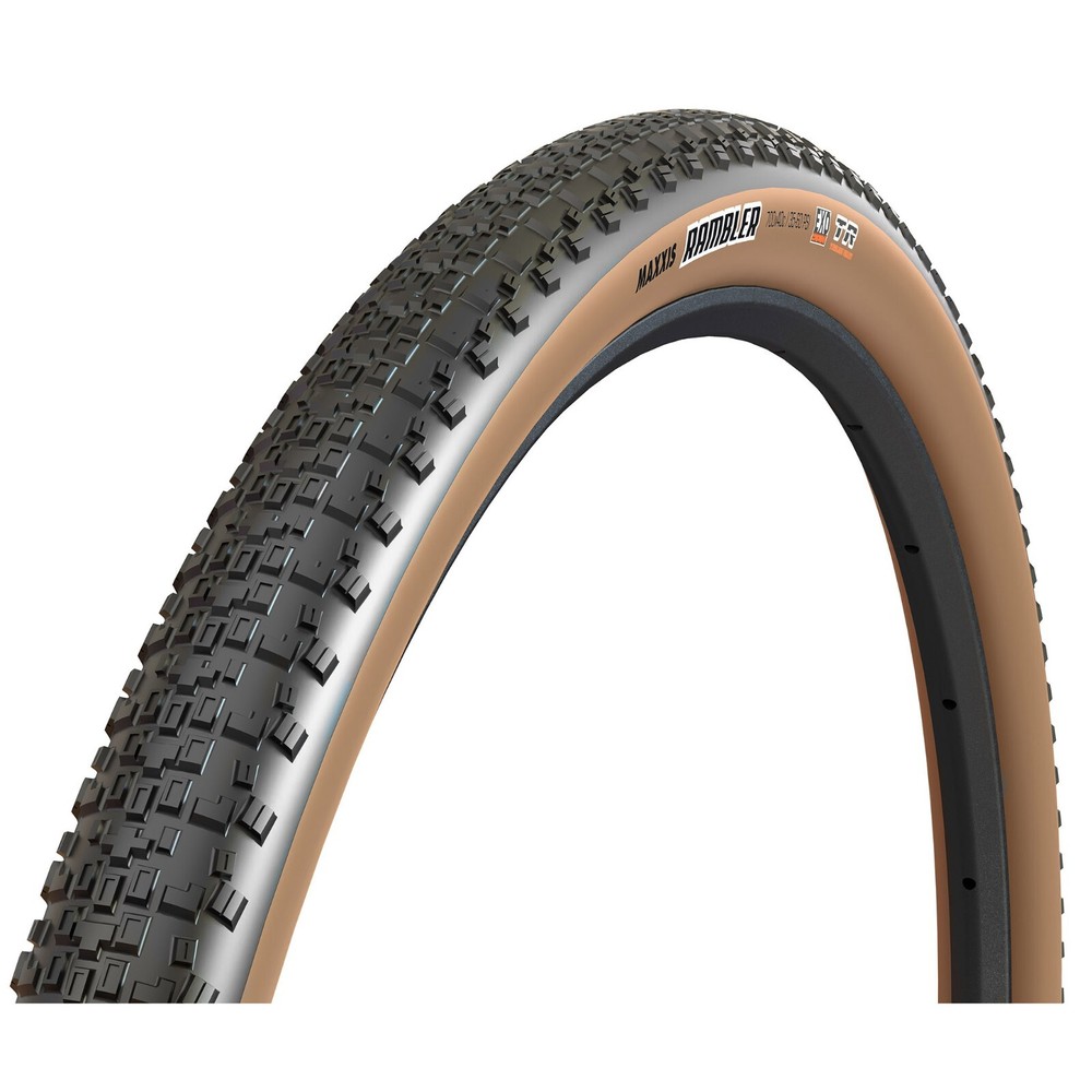 Maxxis Rambler EXO Tubeless Gravel Bike Tire 700x38 Tanwall
