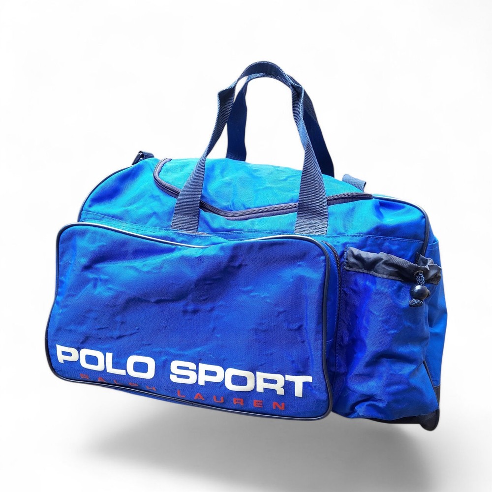 Ralph Lauren Polo Sport Duffle Gym Bag USA Track And Field Sponsor Nylon Vintage