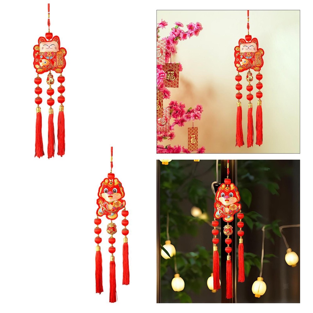 Chinese Hanging Ornament Old Chinese New Year Hanging Pendant Good Luck Charm-image