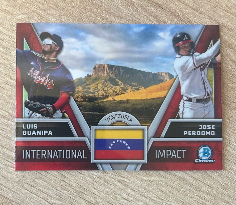 2024 Bowman Chrome #II-3 Jose Perdomo / Luis Guanipa International Impact