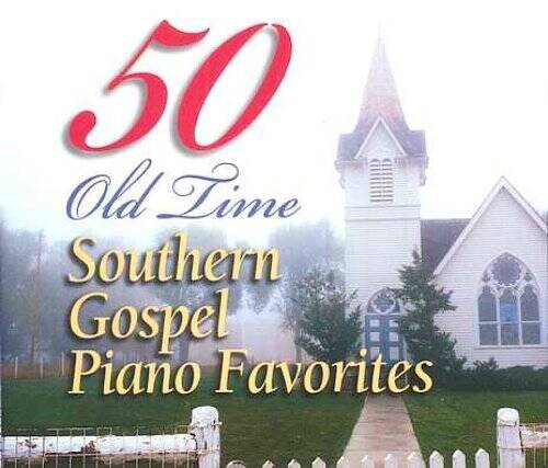50 Old Time Southern Gospel Piano Favorites 3 CD Set - Audio CD - VERY GOOD