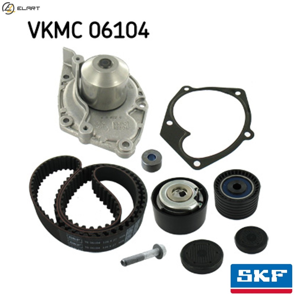 WATER PUMP & TIMING BELT KIT VKMC 06104 FOR RENAULT SCENIC/II/GRAND DUSTER/SUV