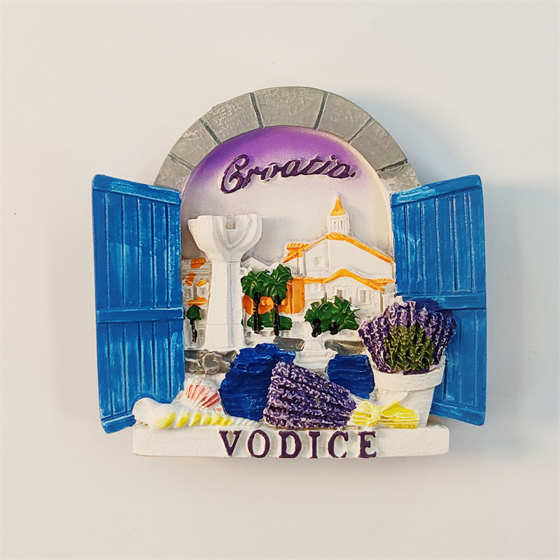 Vodice Fridge Magnet Refrigerator Sticker Home Decor Resin Croatia Souvenir Gift