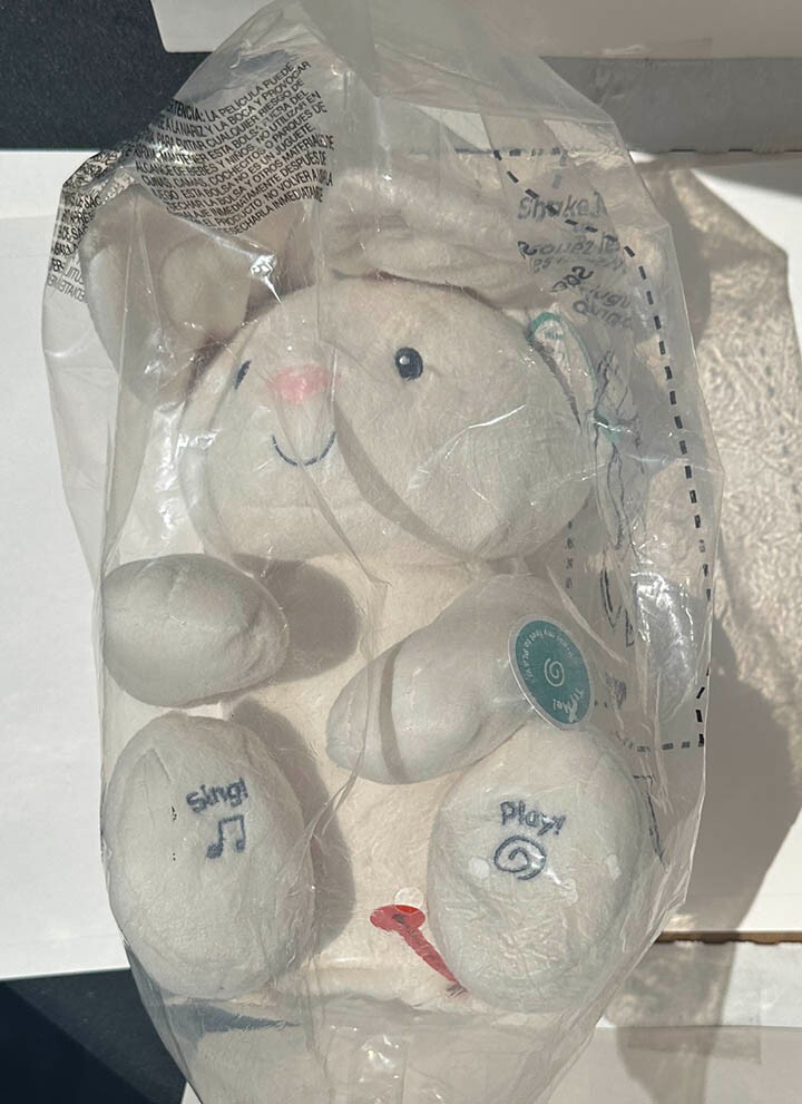 Brand New GUND Animated Flora Bunny Plush Stuffed Animal Toy for Kids