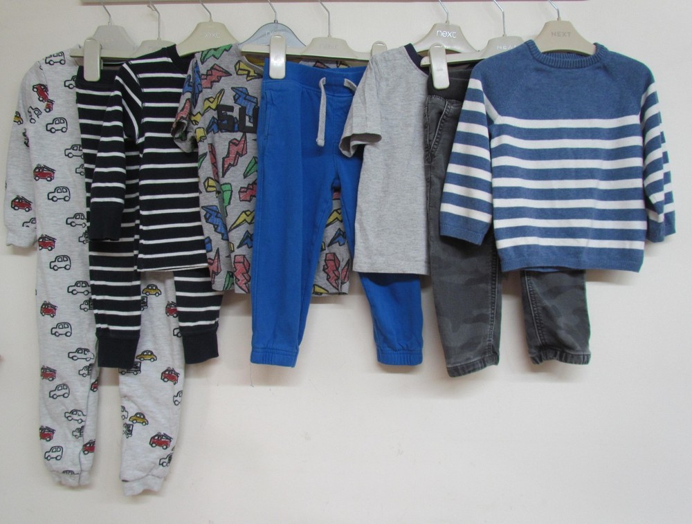 Baby Boys Clothes Bundle 18-24 months  Outfits Next GAP H&M Jeans Jumper top PJs
