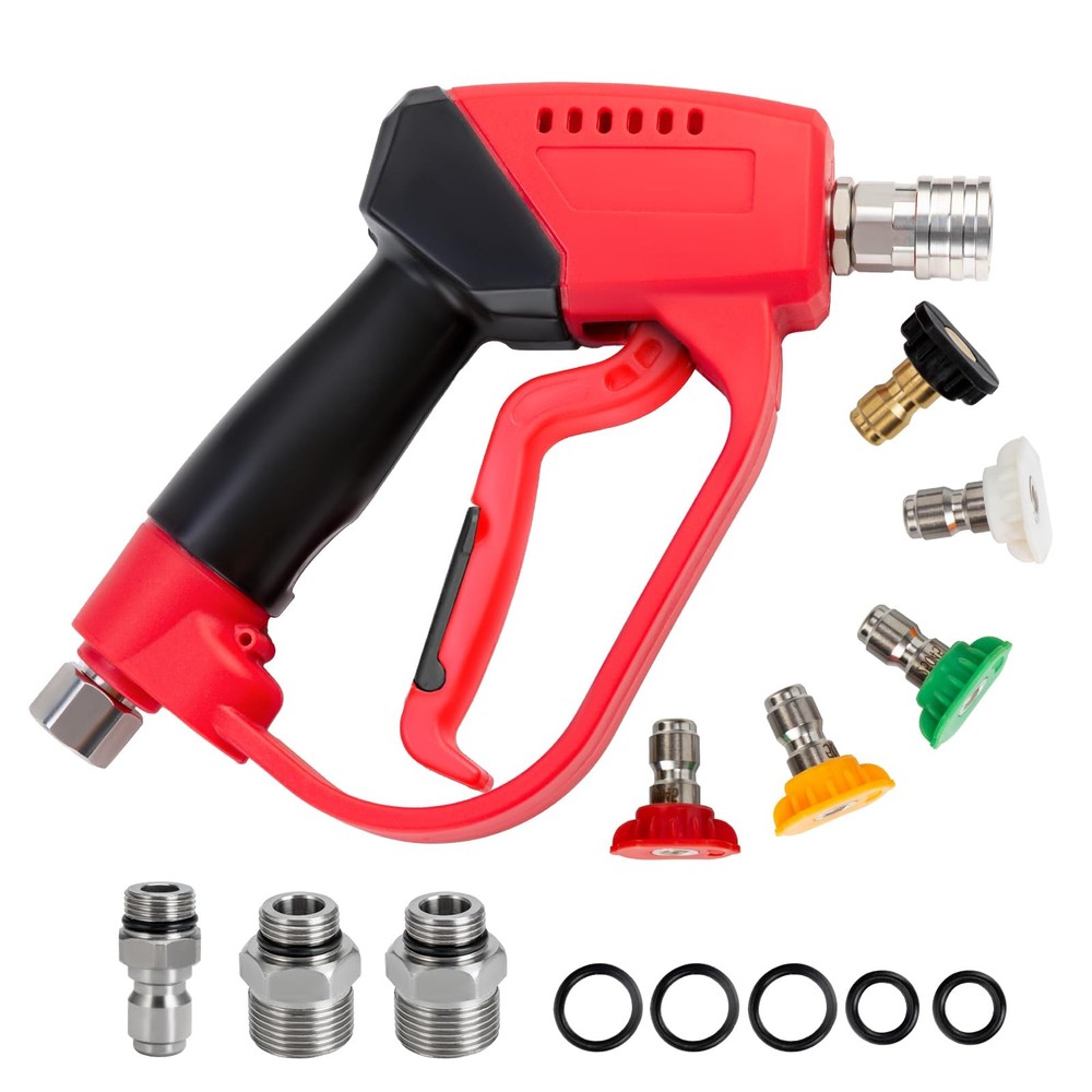 High-Pressure Washer Gun 5000PSI with 5 Spray Nozzles