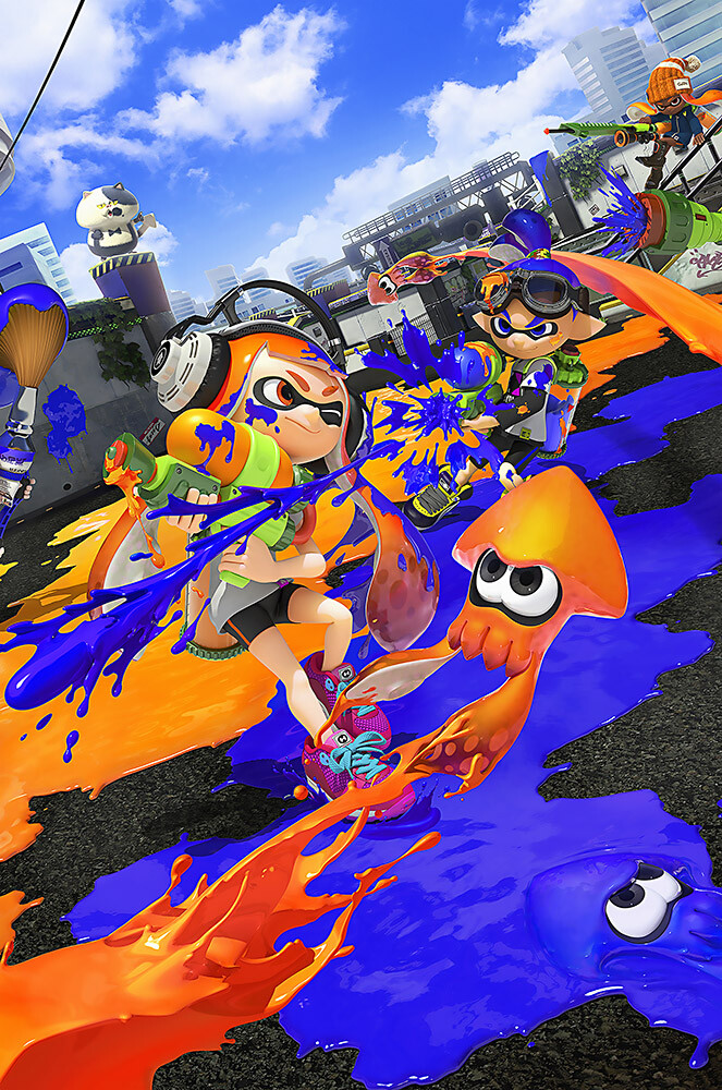 Splatoon Nintendo Wii U Art Premium POSTER MADE IN USA - SPA003
