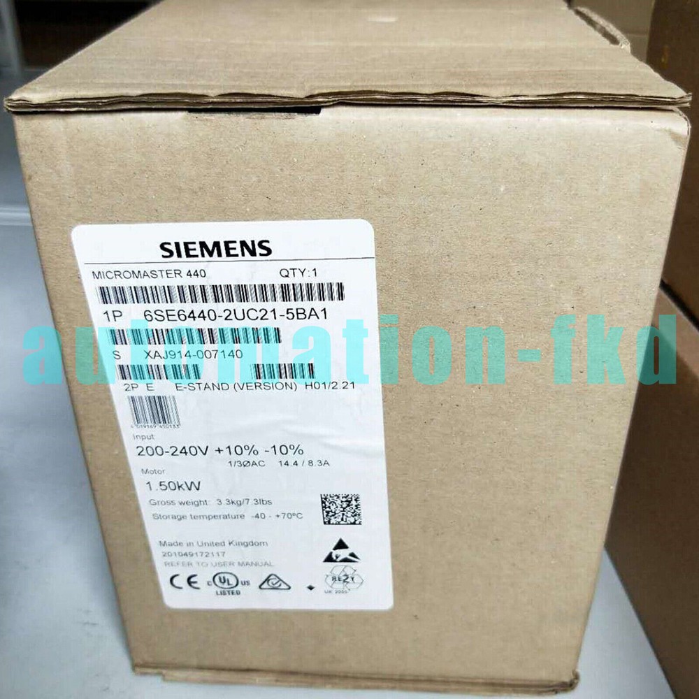 Brand New 6SE6440-2UC21-5BA1 Inverter 220V 1.5KW One Year Warranty #F8