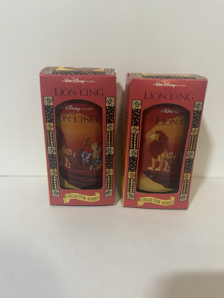 1994 Vintage Disney Burger King Collectible Plastic Glasses