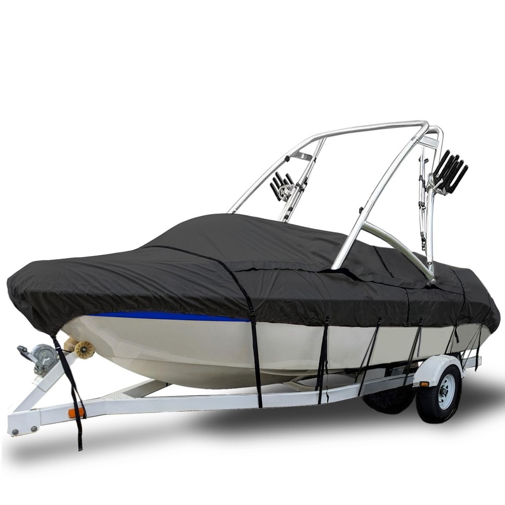 Sea Ray 185 Sport Bowrider with Wakeboard Tower Trailerable ski Boat Cover
