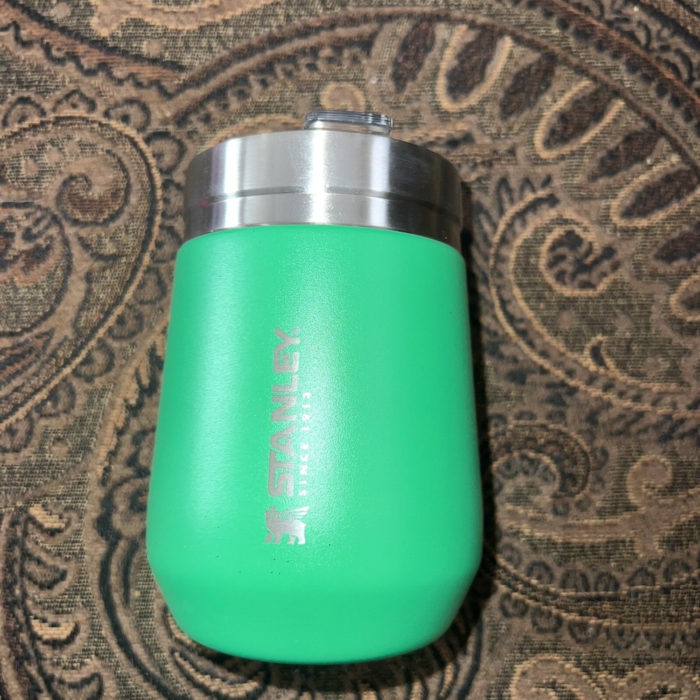 Stanley 10oz Green Stainless Steel Tumbler for Coffee Wine Everyday Use