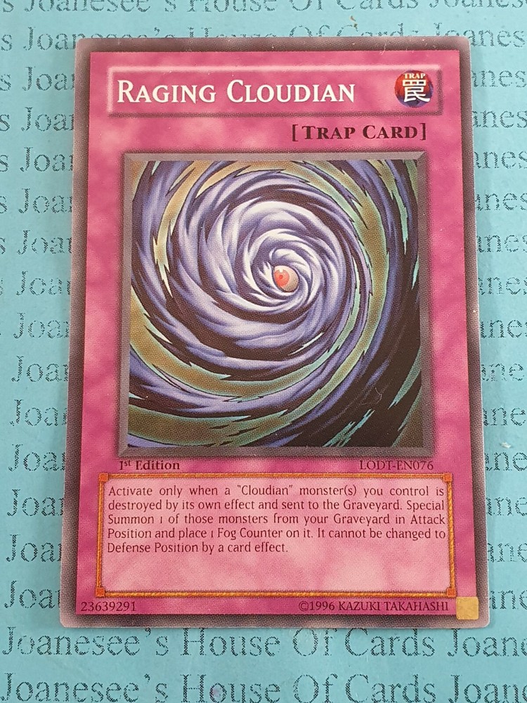 Raging Cloudian LODT-EN076 1st Edition Yu-Gi-Oh Card Mint Condition