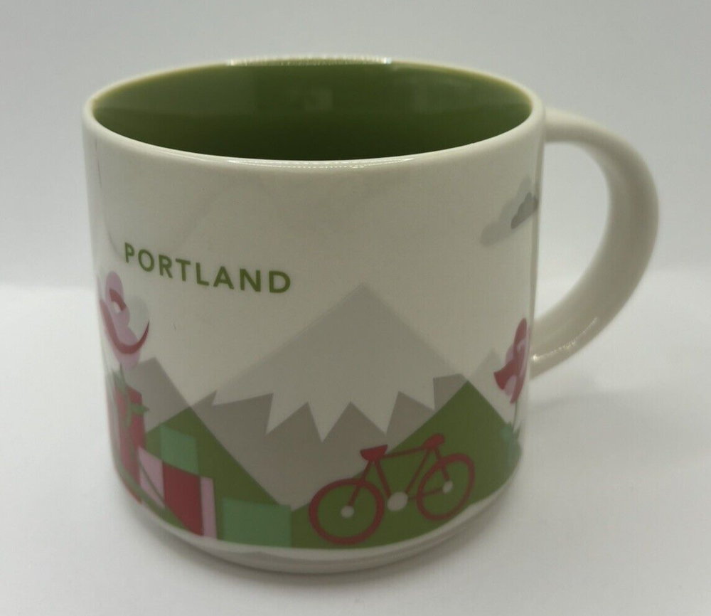 Starbucks Portland You Are Here Ceramic Mug 14 oz 2017 Collection