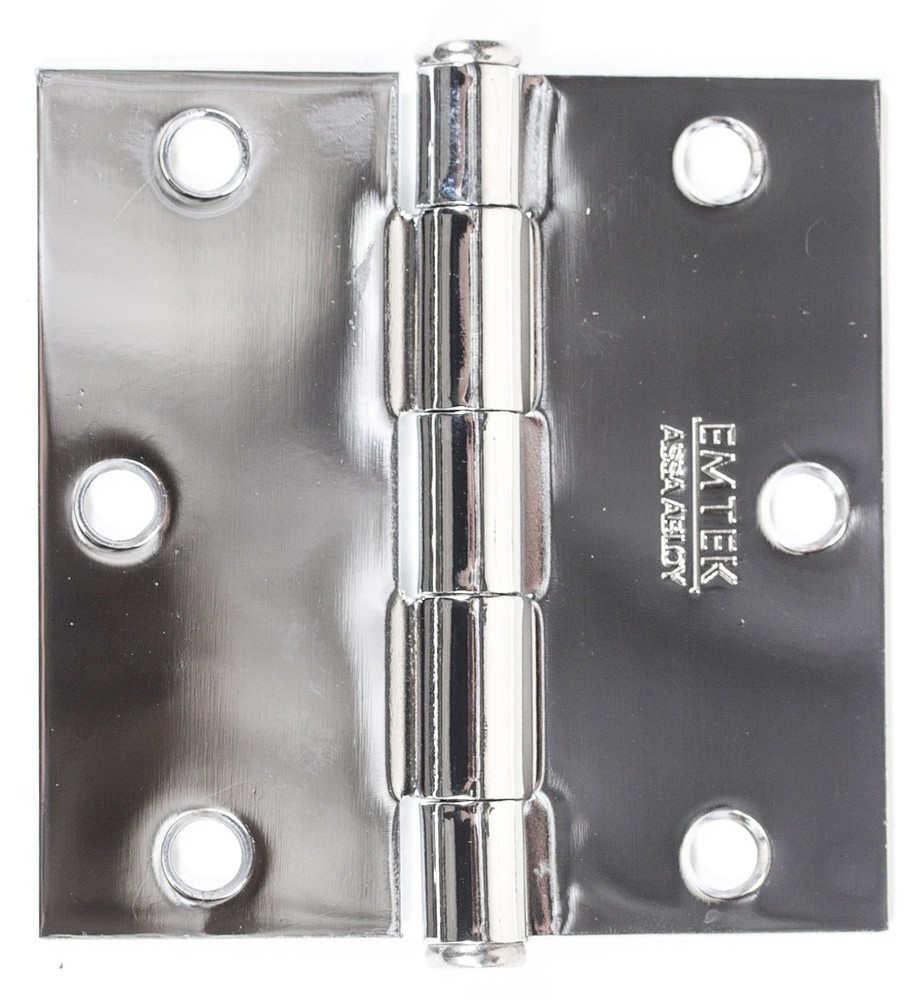 Emtek 91013 3.5 Inch Square Plain Bearing Mortise Hinge
