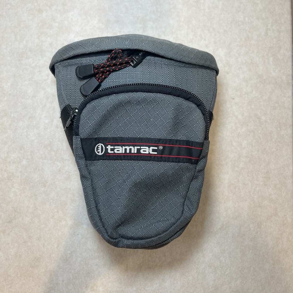 Vintage Tamrac 515 Compact DSLR Holster Camera Bag Gray USA 1989