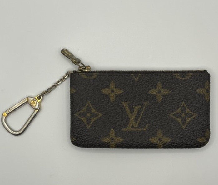 Louis Vuitton Monogram Key Pouch Pochette Cles Compact Wallet