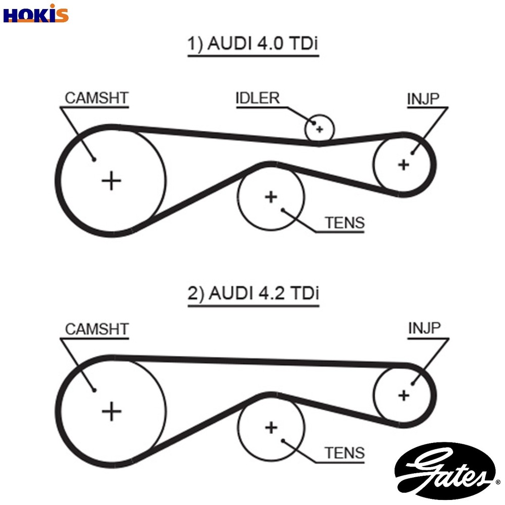 TIMING BELT 5613XS FOR AUDI A8L Q7/Van/SUV ASE 3.9L BTR/BVN/BMC 4.1L 8cyl A8