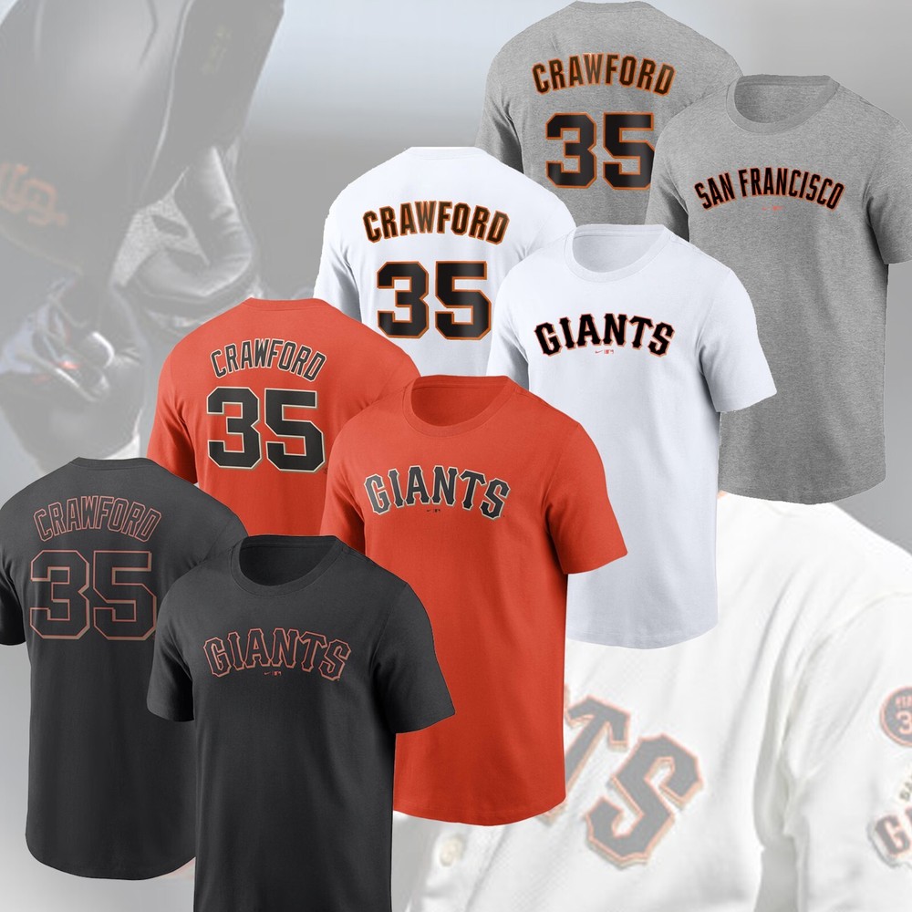 Thank you Brandon Crawford #35 San Francisco Giants Name & Number Player