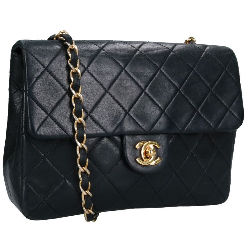 Chanel  Mini Matelasse 20 Lambskin Coco Mark Turn Lock Shoulder Bag 984369