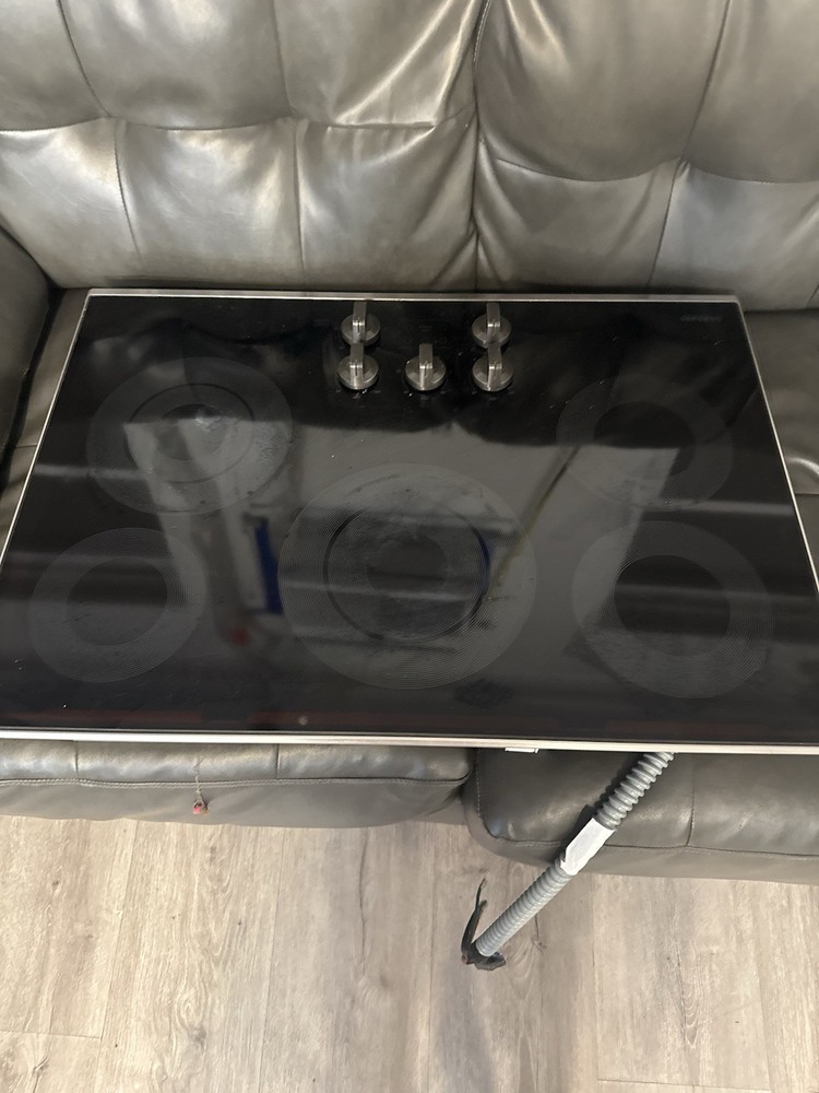 Samsung Black Range Stove Main Glass Top DG94-01301C Without Burners